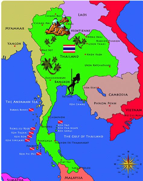 Tayland harita